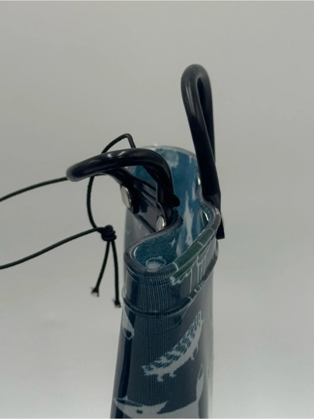 Children's Dark Blue Animal Rain Boots
